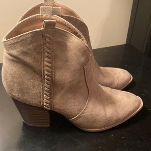 Boutique brand booties. Worn once size 8